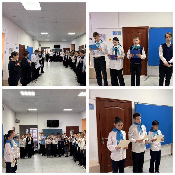 Республикасының Тәуелсіздік күніне арналған салтанатты жиын. Торжественная линейка посвящённая Дню Независимости Республики Казахстан.