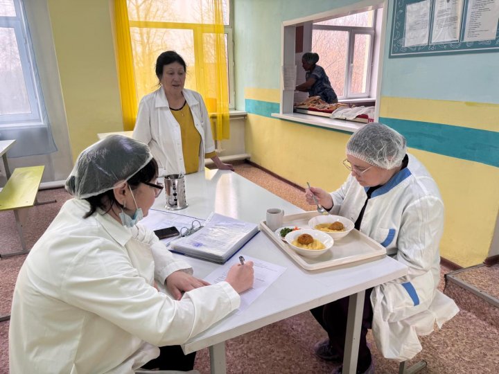 Проверка бракеражной комиссией школьной столовой
